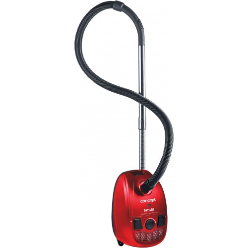 CONCEPT VP-8023 Bodenstaubsauger mit HEPA Hygienefilter FIESTA rot vp8023