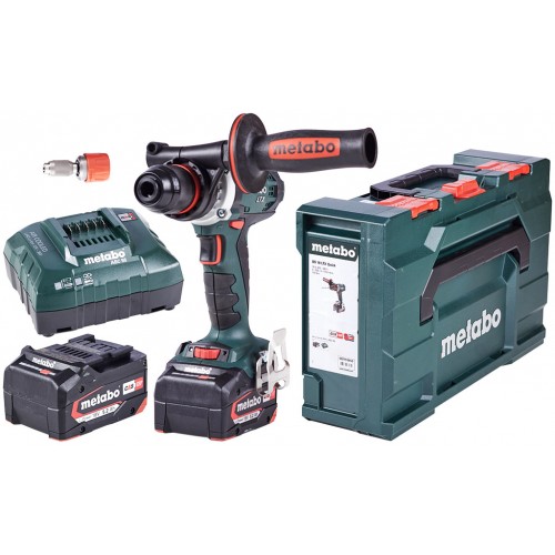 Metabo BS 18 LTX Quick Akku-bohrschrauber (18V/2x5,2Ah/110Nm) MetaBOX 602193650