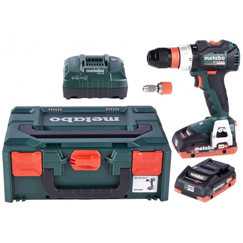 Metabo BS 18 LT BL Q Akku-bohrschrauber (2x4,0Ah/18V) MetaBOX 602334800