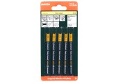Metabo „Basic wood" 5 u-Stichsägeblätter, 74/3,0 mm 623945000