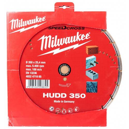 Milwaukee 4932471985 Diamant-Trennscheibe SPEEDCROSS HUDD350 350 x 25,4 mm