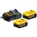 DeWALT DCB115P2-QW Akku-Kit XR Ladegerät DCB115 + 18V 2x5,0Ah