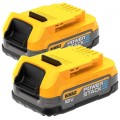 DeWALT DCBP034E2-XJ PowerStack XR 18V 2 x 1,7 Ah Akkus