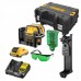 DeWALT DCE0825D1G-QW Linienlaser, grün, 5-Punkt, XR (10,8V/1x 2,0Ah) Tstak