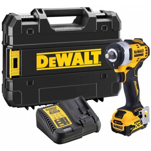 DeWALT DCF901P1-QW Akku-Schlagschrauber ( 1/2"/ 340Nm) (12V/1x5,0 Ah) Tstak DeWALT DCF901P1-QW Akku-Schlagschrauber ( 1/2"/ 340Nm) (12V/1x5,0 Ah) Tstak