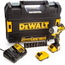 DeWALT DCF902D2K-QW Akku-Schlagschrauber 3/8" (270Nm/12V/2x2,0Ah)Tstak