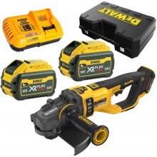 DeWALT DCG460X2-QW Akku-Winkelschleifer XR FlexVolt (230mm/54V/2x9,0Ah) Koffer