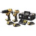 DeWALT 18V DCD778+DCF787, 3x 1,5ah + TSTAK, Schlagbohrschrauber Drehschrauber DCK2060S3T