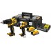 DeWALT DCK2062E2T-QW Akku-Combo-Set (18V/2x1,7Ah Powerstack) Tstak