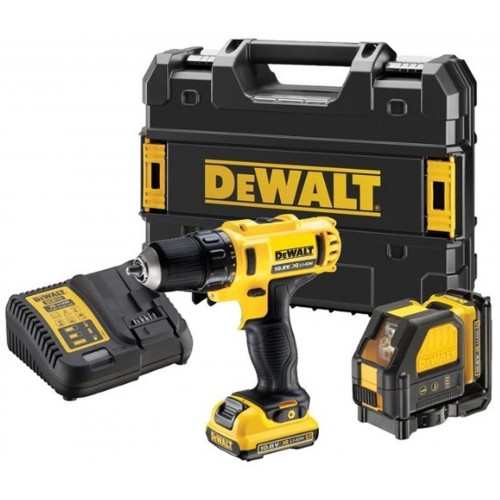 DeWALT Akku-Set 10,8 V / 2 Ah (DCD710/DCE088NR), DCK215D2T-QW