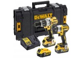 DeWALT DCK276P3-QW Werkzeugset 18V DCD996 + DCF887 3x 5,0 Ah