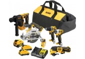 DeWALT DCK611P1D2 Combo Set (DCD701+DCF801+DCS512+DCH072+DCS353+DCL510+1x5.0Ah+2x 2.0Ah)