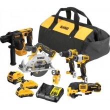 DeWALT DCK611P1D2 Combo Set (DCD701+DCF801+DCS512+DCH072+DCS353+DCL510+1x5.0Ah+2x 2.0Ah)