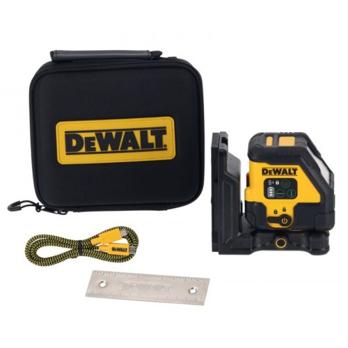 DeWALT DCLE14201GB-XJ Kompakter Linienlaser USB-C Anschluss, grüne Laserlinie (Li-Ion)
