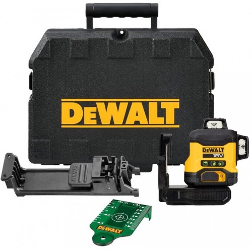 DeWALT DCLE34031N-XJ Akku.Green Autonive Laser Level 3x360 XR (18V/bez aku) Koffer