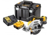 DeWALT DCS565P2-QW Akku Handkreissäge 165mm XR (18V/2x5,0 Ah) Tstak