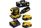 DeWALT DCW200P2-QW Akku-Vibrationsschleifer XR (18V/2x5,0Ah) Tstak