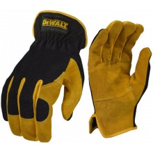 DeWALT DPG216L Performance Handschuhe mit verstärkter Handfläche und Rindsleder