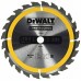 DeWALT DT1939-QZ Kreissägeblatt für Handkreissägen, 184 x 16 mm, 24WZ