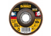 DeWALT DT30601-QZ Extreme Fächerscheibe 4 1/2" 115 mm x 22,23 mm Körnung 40