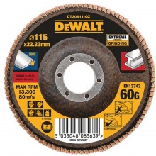 DeWALT DT30611-QZ Extreme Fächerscheibe 4 1/2" 115 mm x 22,23 mm Körnung 60