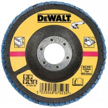 DeWALT DT3308 Schleiflamellenschleifscheibe flach schräg 36 G für Metall, 125 mm