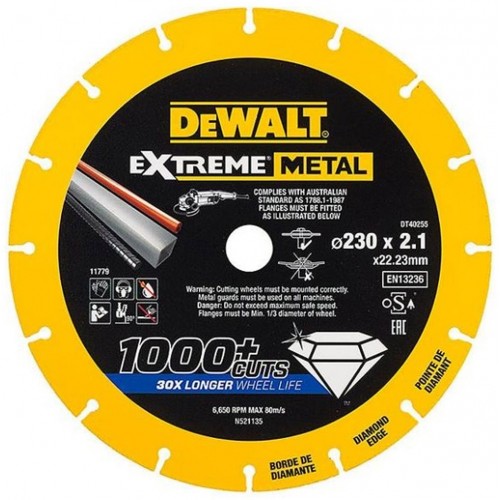 DeWALT DT40253-QZ Diamanttrennscheibe Extreme 150 x 22.2 mm