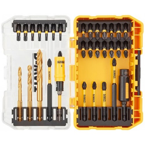 DeWALT DT70741T Satz Bits und Bohrer für Metall FLEXTORQ, 35 Stück