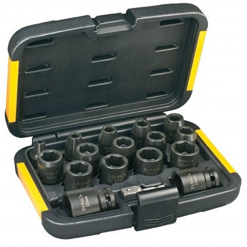 DeWALT DT7506-QZ Steckschlüssel-Set schlagfest 1/2ˇ, 17-teilig