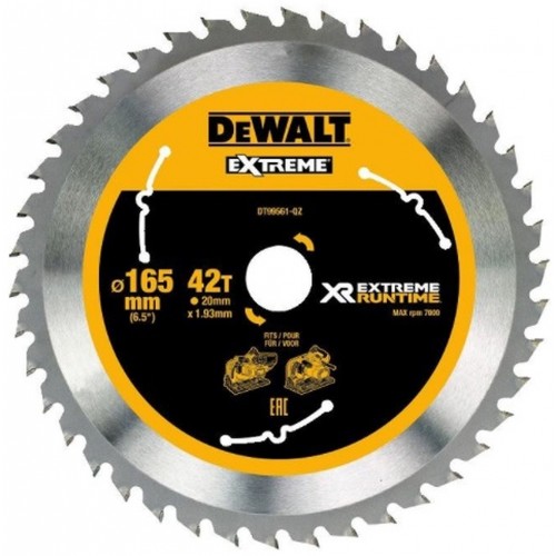 DeWALT DT99561-QZ Kreissägeblatt Tauchkr. 165 x 20mm 42WZ/FZ