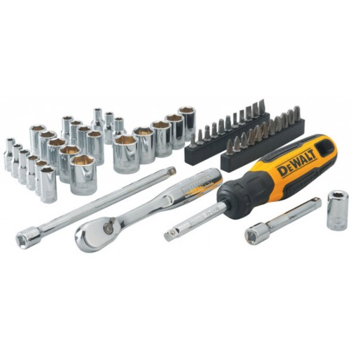 DeWALT DWMT81610-0 50-teiliges NANO-Set mit Ratsche 1/4