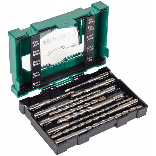 HiKOKI 40030030 SDS-Plus Hammerbohrer Kassette 10-teilig HiKOKI 40030030 SDS-Plus Hammerbohrer Kassette 10-teilig