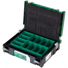 HiKOKI 402538 Transportkoffer HSC I, Kunststoff, Grün/Schwarz, 395 x 295 x 105 mm