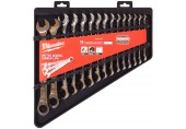 Milwaukee 4932464994 Gabel-Ringschlüsselsatz 15-tlg.metr.