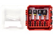 Milwaukee Shockwave Steckschlüssel 1/4 - 4 Stk. 4932492445