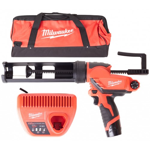 Milwaukee M12 PCG 310C-201B Kompakte Kartuschenpistole (310ml/12V/1x2,0Ah) 4933441655