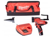 Milwaukee M12PCG 400A-201B Akku-Kartuschenpresse (12V/1x2,0Ah) Tasche 4933441665