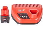 Milwaukee M12 NRG-201 Starterset 4933451900