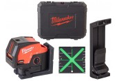Milwaukee M12 CLLP-301C Kreuzlinienlaser mit Lotfunktion, ohne Akku, Coffer 4933478101