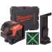 Milwaukee M12 CLL4P-0C Kreuzlinienlaser mit vier Lotpunkten, ohne Akku, Koffer 4933479202
