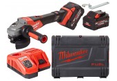 Milwaukee M18 FHSAG125XB2-802X Akku-Winkelschleifer 125mm (18V/2x 8,0Ah/HD BOX) 4933493416