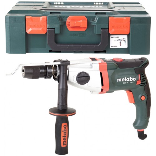 Metabo SBEV 1300-2 Schlagbohrmaschine 1300W, MetaBOX 145 L, 600785500