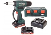 Metabo NMP 18 LTX BL M10 Akku-nietmutternpistole 2x4.0 Ah, MetaBOX 601788800