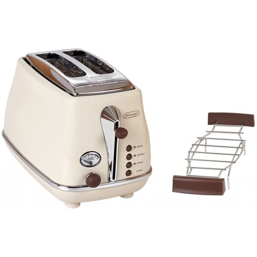 DeLonghi Icona Vintage Toaster CTOV2103.BG DeLonghi Icona Vintage Toaster CTOV2103.BG