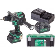 HiKOKI DS18DCWPZ Akku Bohrschrauber (18V/2x 5,0Ah)