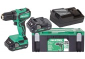HiKOKI DS18DDWRZ Akku Bohrschrauber Set (18V/2x 2,0Ah)