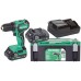 HiKOKI DS18DDWRZ Akku Bohrschrauber Set (18V/2x 2,0Ah)