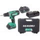 HiKOKI DS18DFWCZ Akku-Bohrschrauber Li-ion ( 2x 2,0 Ah/18V)