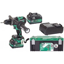 HiKOKI DS36DCWRZ Akku-Bohrschrauber (36V, 2x 2,5Ah) Hitbox