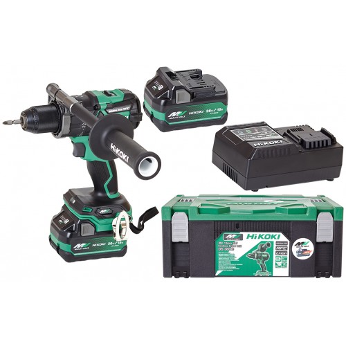 HiKOKI DS36DCWRZ Akku-Bohrschrauber (36V, 2x 2,5Ah) Hitbox HiKOKI DS36DCWRZ Akku-Bohrschrauber (36V, 2x 2,5Ah) Hitbox